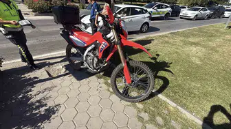 Eskişehir’de trafik kazası motosiklet sürücüsünü hastanelik etti