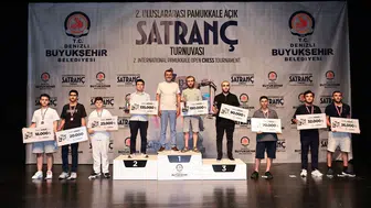 Pamukkale’de 1.4 milyon liralık satranç maratonu sona erdi