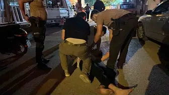 Burdur’da gece devriyesindeki polis kavgaya karışan gençleri karakola götürdü