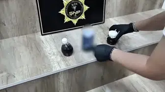 Siverek’te pet şişe içine gizlenmiş uyuşturucu operasyonu