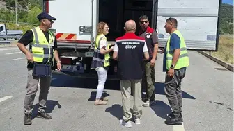 Sinop yollarında gıda denetimi başladı