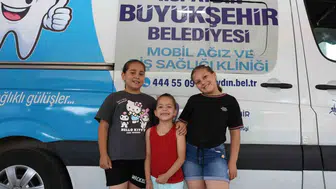 Aydın'ın kırsal mahallelerine gezici diş sağlığı hizmeti gitti