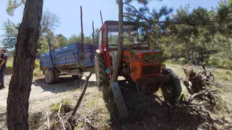 Mudurnu’da tarladaki traktör kazasında iki kişi yaralandı