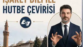 Bursa Ulu Cami'de hutbeler artık işaret diliyle anlatılacak