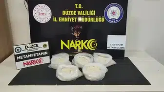 Düzce’de milyonluk uyuşturucu sevkiyatı engellendi