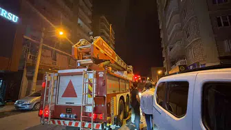 Osmaniye’de balkon mangalı paniği