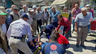 Karaman'daki kazada sedyeye alınan sürücüye vatandaştan ilginç uyarı
