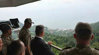 Artvin sınırında güvenlik denetimi