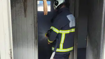 Antakya konteyner kentte korkutan yangın