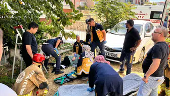 Manisa’da evinin bahçesindeki korkuluklar kabusa dönüştü