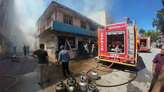 Kahta’daki büyük yangın sonrası Başkan Hallaç’tan dayanışma mesajı
