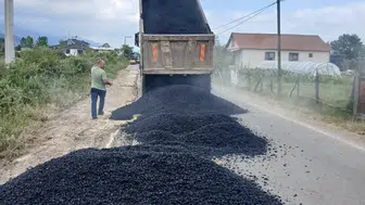 Düzce Esenli’de yol çilesi bitiyor