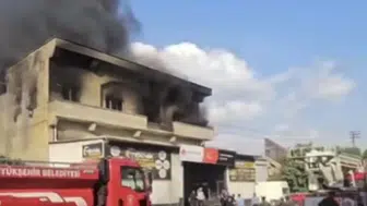 Gaziantep sanayi sitesinde korkutan yangın