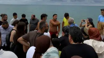 Samsun sahilinde kayıp sanılan yüzücü meğer dinleniyormuş