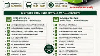 Niğde sanayi çırakları için ücretsiz ulaşım dönemi başlıyor