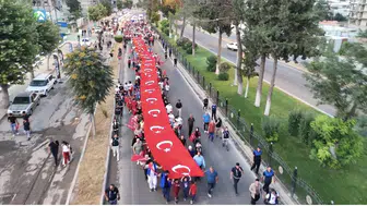 Adıyaman 15 Temmuz için sokaklara döküldü