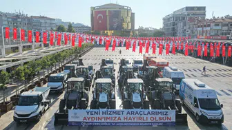 Aydın belediyesi 90 milyonluk yatırımla hizmet filosunu yeniledi