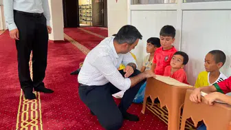 Dicle’de yaz kursu öğrencilerine kaymakam ziyareti