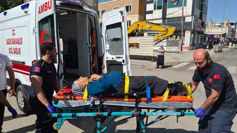 Adıyaman'da cadde ortasında kaza