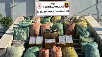 Serdivan'da tütün kaçakçılarına jandarma baskını