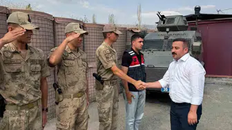 Kağızman'da şantiye denetimi yapıldı