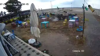 Bursa'da fırtına kıyıdaki kafeyi birbirine kattı