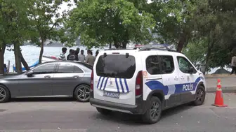 Üsküdar sahilinde sabah saatlerinde korkutan keşif