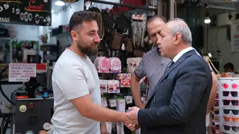MHP Gaziantep İl Başkanı Kılıç Alaybey esnafını dinledi