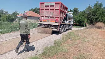 Çameli yollarında asfalt mesaisi hızlandı