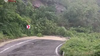 Kastamonu'da heyelan nedeniyle kapanan kritik yol trafiğe açıldı