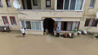 Cide'de sular çekildi geriye büyük bir enkaz kaldı