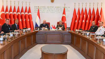 Genelkurmay Başkanlığında Hollandalı komutan için resmi karşılama töreni yapıldı