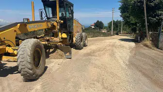 Akçakoca’da köy yolları asfalt için hazırlanıyor