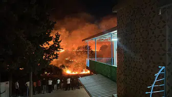 Adıyaman'da gece yarısı korkutan yangın