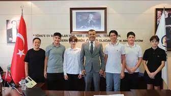 Denizli'nin LGS gururu başkanın konuğu oldu