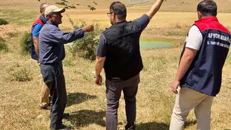 Afyon’da meralar verimli hale getiriliyor