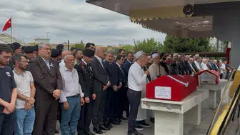 Trafik kazasında hayatını kaybeden Uzman Çavuş Çetin toprağa verildi