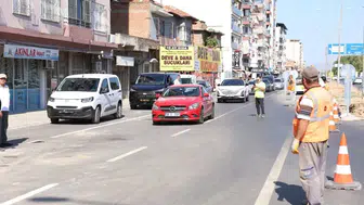 İncirliova anayoluna yeni asfalt ve modern aydınlatma geliyor