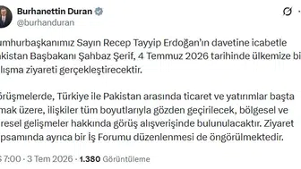 Pakistan Başbakanı Şahbaz Şerif Ankara yolcusu