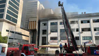 Gaziantep’te dev iş merkezinde büyük panik