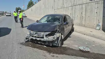 Adıyaman'da lastik patlaması kazaya yol açtı