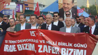Bursa 15 Temmuz için sokaklara döküldü