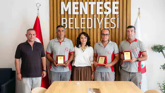 Menteşe’de temizlik işçilerinden örnek dürüstlük