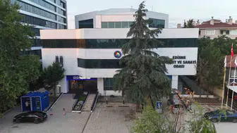 Edirne Ticaret Odası binasında can güvenliği tehlikesi iddiası