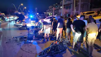 Datça’da motosiklet ve otomobil çarpıştı Bir genç ağır yaralı