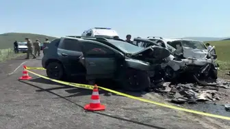 Kara yolu kana bulandı: 3 ölü, 3 yaralı