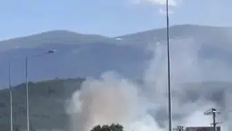 Bursa yolunda yangın alarmı