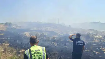 Didim’deki arazi yangınlarını belediye tankerleri söndürdü