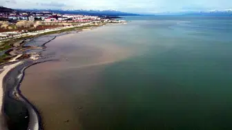 Van Gölü'ndeki su seviyesi yükseldi mikrobiyalitler tekrar saklandı