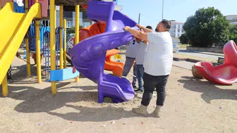 Nazilli belediyesi çocuk parklarını baştan aşağı yeniliyor